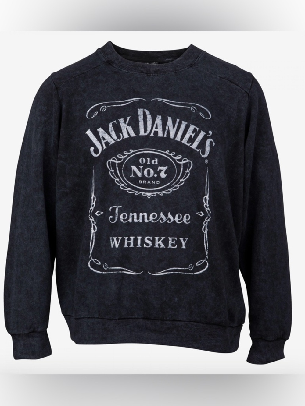 Jack Daniels Women’s Black Graphic Crewneck Sweatshirt ~ Size 3X ~Classic, Biker